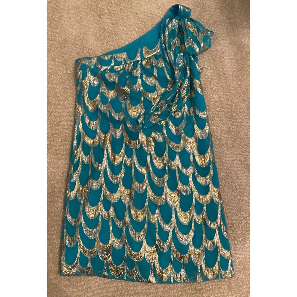 Trina Turk One-Shoulder Dress